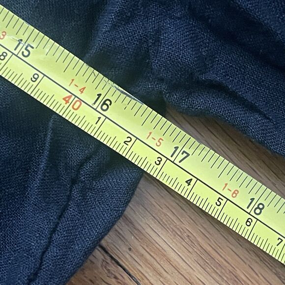 LILLY PULITZER Bethanne Linen Shirt Dress Size 0 Onyx Black NEW No Belt Coastal - Picture 10 of 11